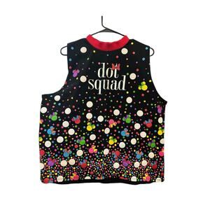 Disney Boutique Minnie Mouse Dot Squad Plus Size Tank Top XXL